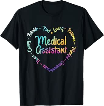 medical assistant - nurse week healthcare professional rma t-shirt