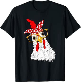 chicken bandana girl - poultry owner rancher farmer backyard t-shirt